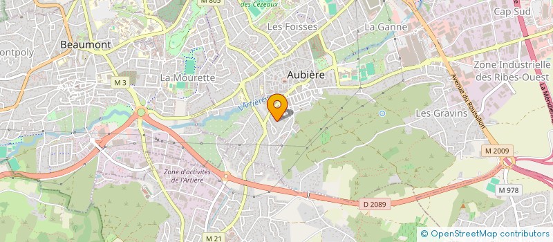 localisation de l'entreprise JV BIOMEDICAL à AUBIERE
