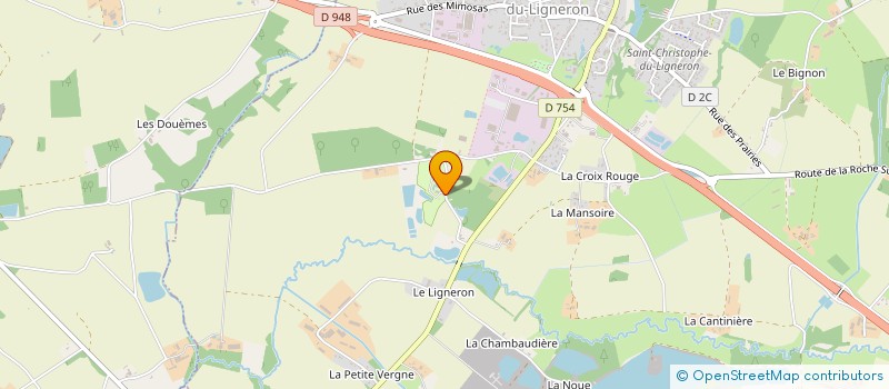 localisation de l'entreprise JV CAMP  SAINT-CHRISTOPHE-DU-LIGNERON