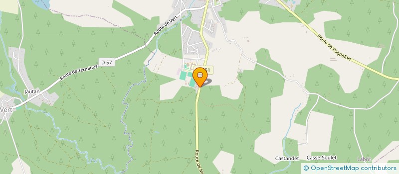 localisation de l'entreprise JV CARRELAGE/CHAPE SARL  LABRIT