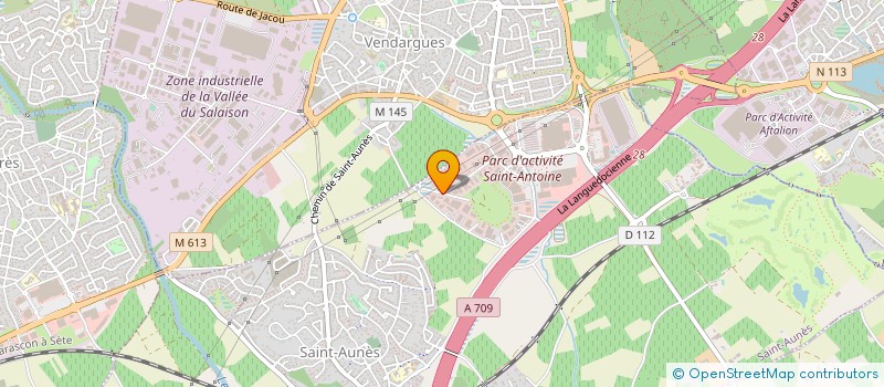 localisation de l'entreprise JV CARROSSERIE 34  SAINT-AUNES