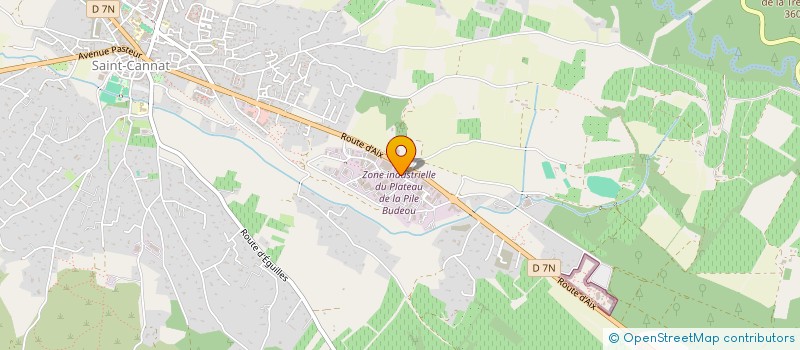 localisation de l'entreprise JV CARROSSERIE  SAINT-CANNAT