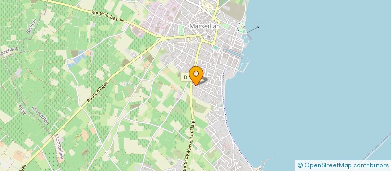 localisation de l'entreprise JV CLIM  MARSEILLAN