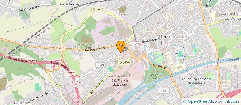localisation de l'entreprise JV CONCEPTS à DENAIN