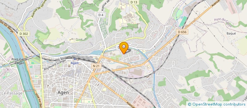 localisation de l'entreprise JV CONSEIL  AGEN