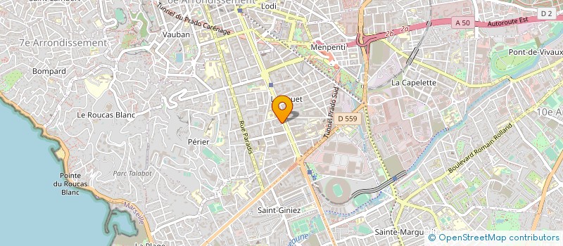 localisation de l'entreprise JV DELBOURGO ET SON FRANCE SARL à MARSEILLE