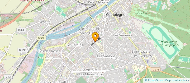 localisation de l'entreprise JV DEMENAGEMENTS  COMPIEGNE