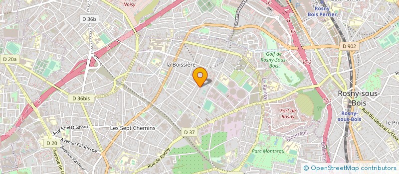 localisation de l'entreprise JV EXPO à MONTREUIL