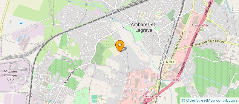 localisation de l'entreprise JV EXPRESS à AMBARES-ET-LAGRAVE