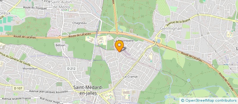 localisation de l'entreprise JV II  SAINT-MEDARD-EN-JALLES