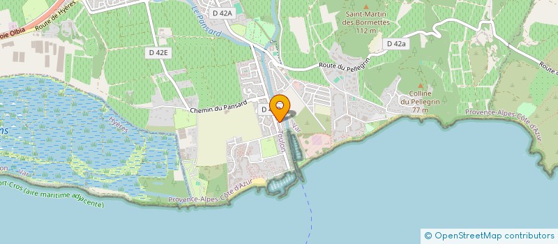 localisation de l'entreprise JV IMMO  LA LONDE-LES-MAURES