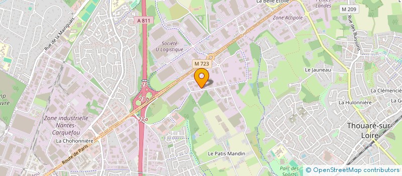 localisation de l'entreprise JV IMMO  SAINTE-LUCE-SUR-LOIRE