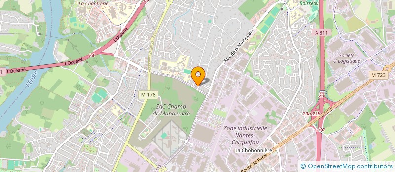 localisation de l'entreprise JV IMMO  CARQUEFOU