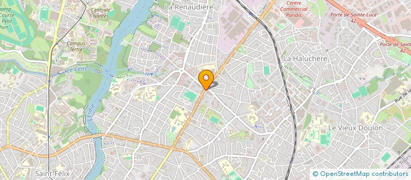 localisation de l'entreprise JV IMMO à NANTES