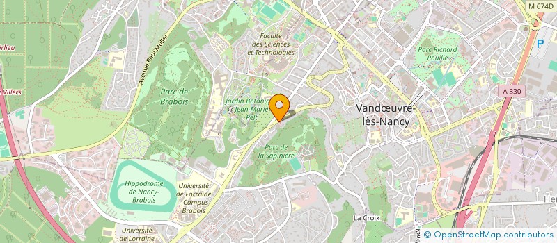 localisation de l'entreprise JV INVEST  VANDUVRE-LES-NANCY