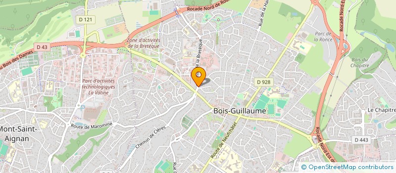 localisation de l'entreprise JV INVEST  BOIS-GUILLAUME