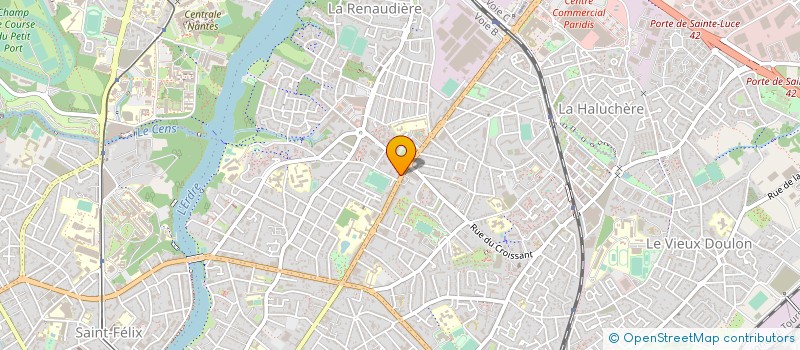 localisation de l'entreprise JV. LAV à NANTES