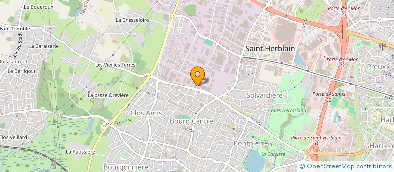 localisation de l'entreprise JV LAVE AUTO  SAINT-HERBLAIN