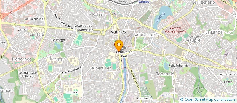 localisation de l'entreprise JV LONG  VANNES