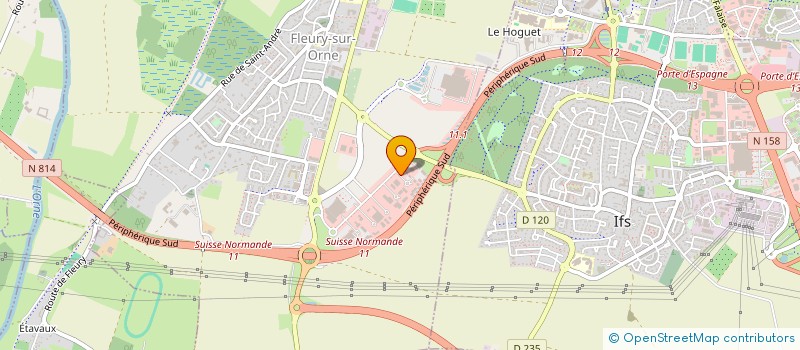 localisation de l'entreprise JV MANAGEMENT  FLEURY-SUR-ORNE