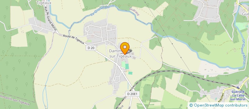 localisation de l'entreprise JV PAYSAGES  DAMMARTIN-SUR-TIGEAUX