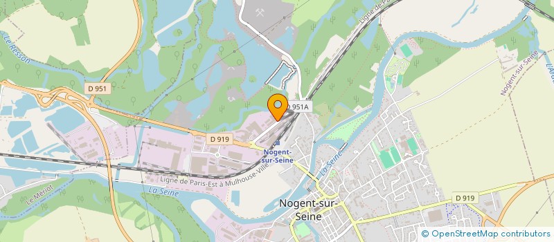 localisation de l'entreprise JV SA à NOGENT-SUR-SEINE