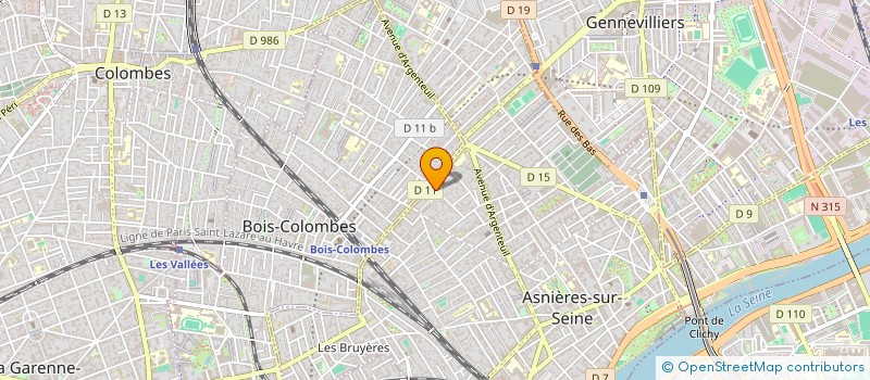 localisation de l'entreprise JV SAD à ASNIERES-SUR-SEINE