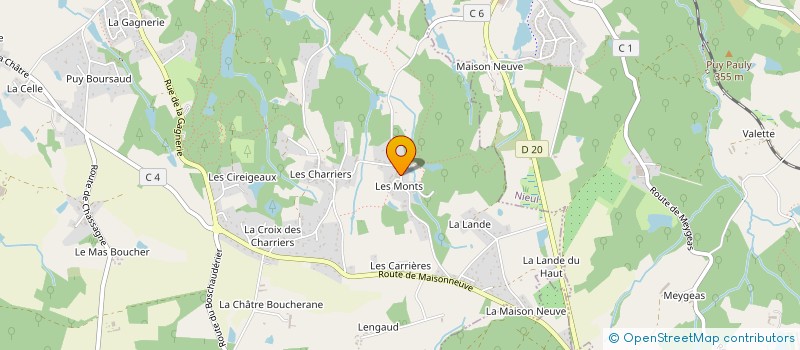 localisation de l'entreprise JV SERVICES 87  SAINT-GENCE