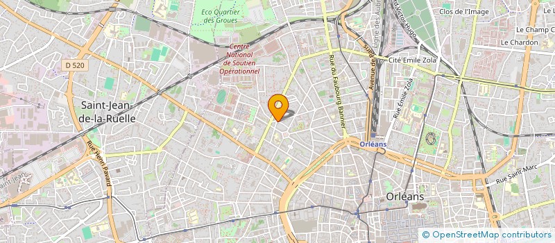 localisation de l'entreprise JV STUDIO SPORT & SANTE à ORLEANS