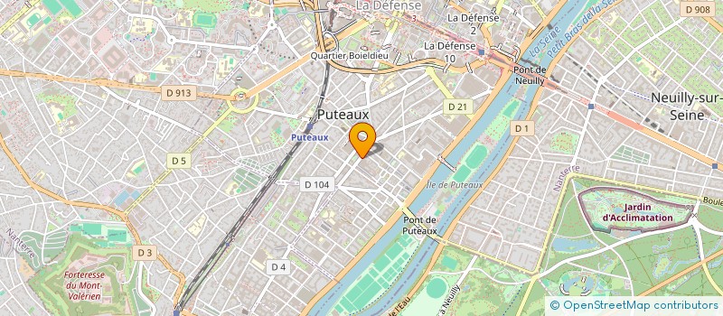 localisation de l'entreprise JV TELECOM à PUTEAUX