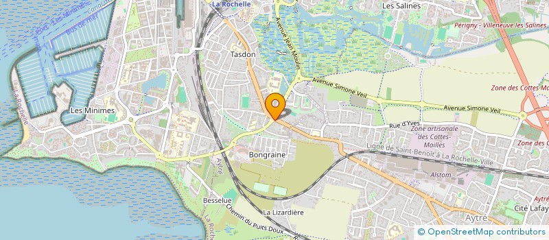 localisation de l'entreprise JV THERMIE à LA ROCHELLE