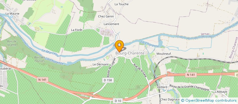 localisation de l'entreprise JV TRANSMIT à BOURG-CHARENTE