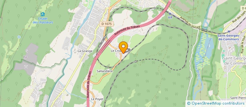 localisation de l'entreprise JV TRAVAUX à VIF