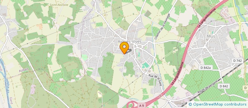 localisation de l'entreprise JV01  AIGUES-VIVES