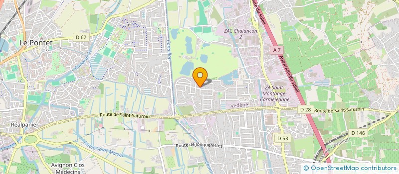 localisation de l'entreprise JV2L  VEDENE