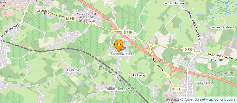 localisation de l'entreprise JV2M  LA HAIE-FOUASSIERE