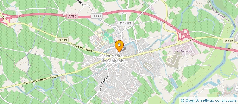 localisation de l'entreprise JV3D à SAINT-ANDRE-DE-SANGONIS