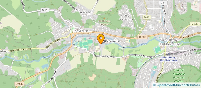 localisation de l'entreprise JVA INVEST  CHEVREUSE