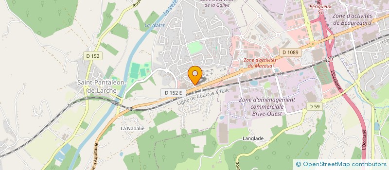 localisation de l'entreprise JVA MANAGEMENT  SAINT-PANTALEON-DE-LARCHE