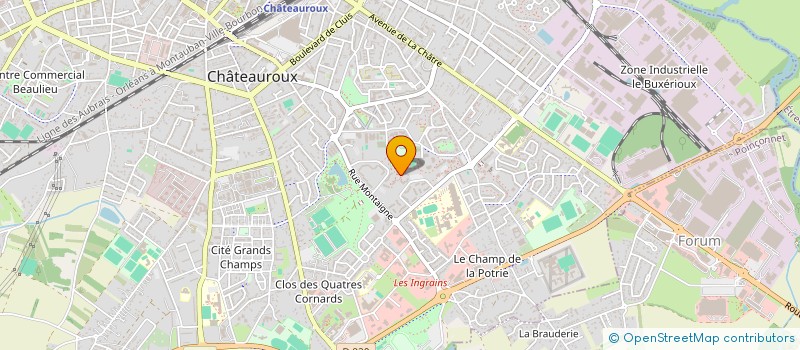 localisation de l'entreprise JVA ZADIO IMPORT EXPORT à CHATEAUROUX