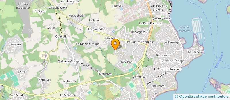 localisation de l'entreprise JVAC BUSINESS à LARMOR-PLAGE