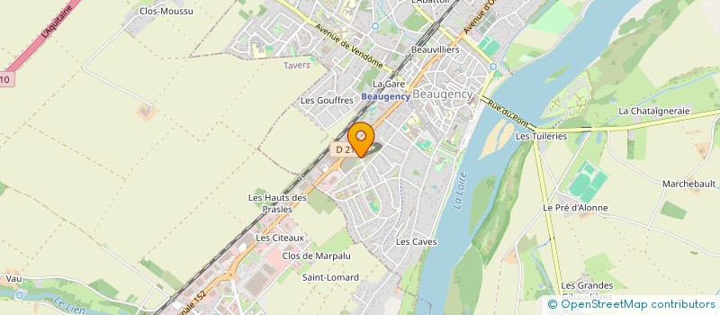 localisation de l'entreprise JVACG  BEAUGENCY