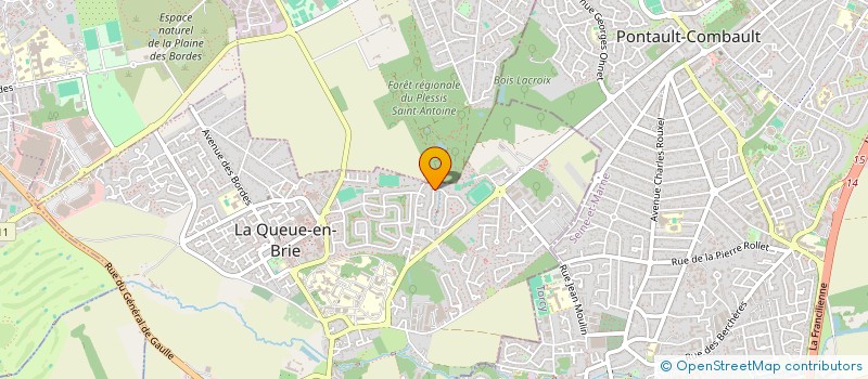 localisation de l'entreprise JVB  LA QUEUE-EN-BRIE