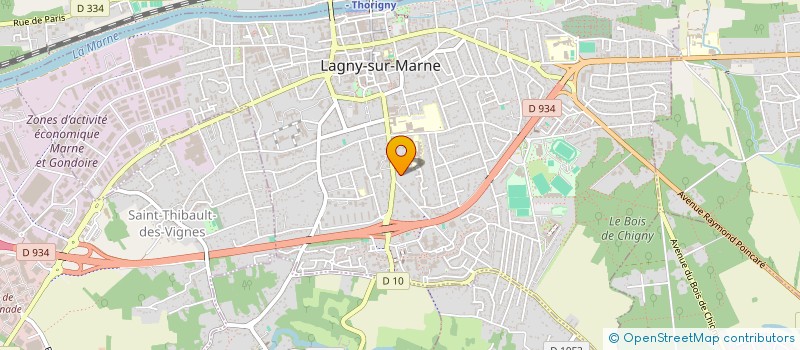 localisation de l'entreprise JVB  LAGNY-SUR-MARNE