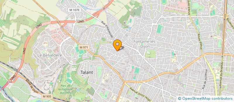 localisation de l'entreprise JVB  TALANT