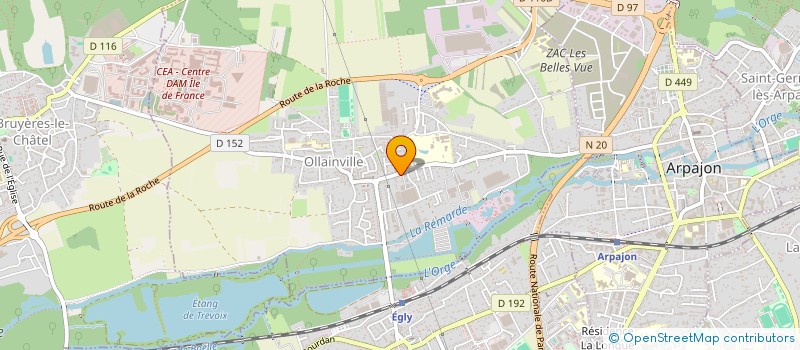 localisation de l'entreprise JVB  FONTENAY-LES-BRIIS