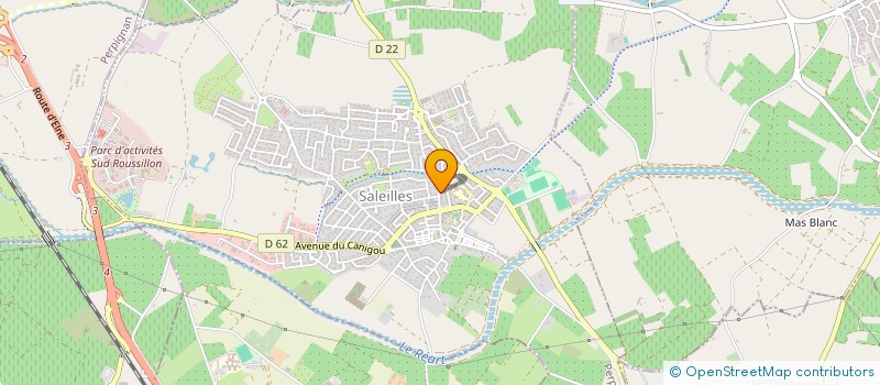 localisation de l'entreprise JVB IMMO  SALEILLES