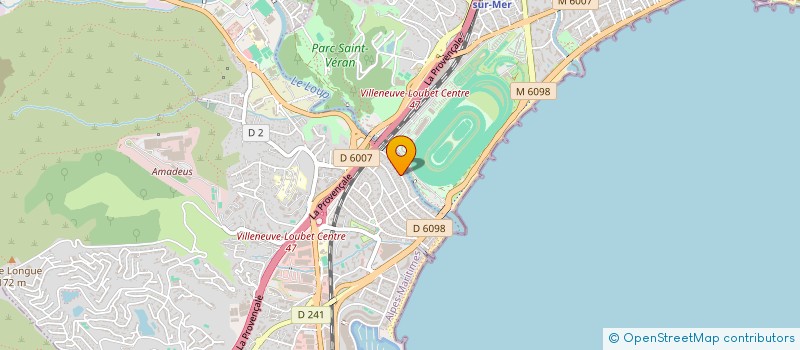 localisation de l'entreprise JVB RENOVATION à VILLENEUVE-LOUBET