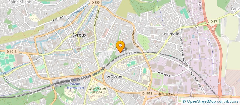 localisation de l'entreprise JVBAN  EVREUX