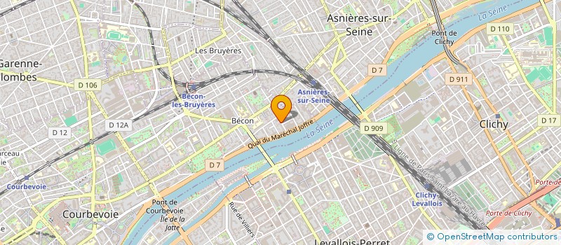 localisation de l'entreprise JVC CHIDIAC à COURBEVOIE