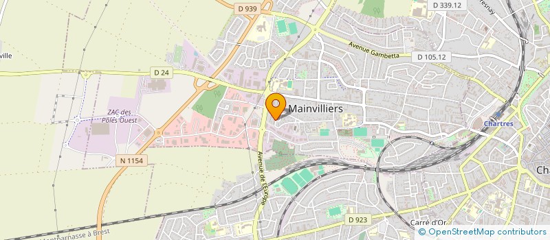 localisation de l'entreprise JVC LOC  MAINVILLIERS